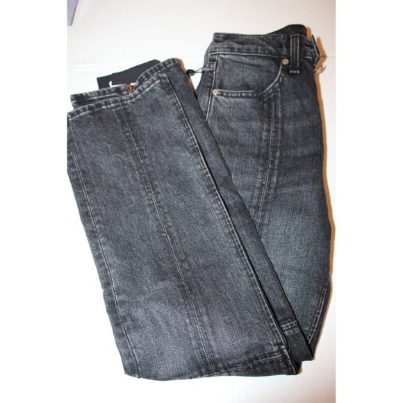 New Rag & Bone Black Bain Iver Pant Jeans 24 - Picture 9 of 11